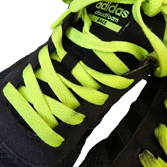Adidas Big Kids 4Y Neo Cloudfoam Race K Lime Green Sneakers AW4043 - Picture 10 of 16